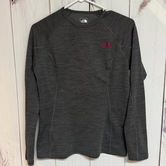 The North Face FlashDry Long-Sleeve Performance Tee – Gray – Women’s M - Picture 1 of 9